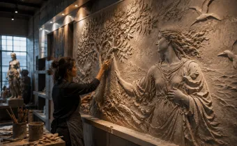 Duvar Rölyef Nedir? Mekanlara Sanatsal Derinlik Kazandıran Kabartma Uygulamaları