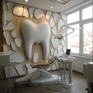 Diş Kliniği Duvar Tasarımı