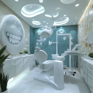 Diş Kliniği Duvar Rölyef Tasarımı