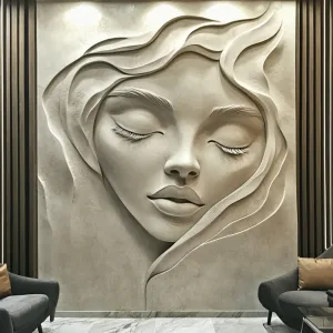 Dermatoloji Kliniği Duvar Rölyef Tasarımı
