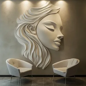 Dermatoloji Kliniği Duvar Rölyef Tasarımı