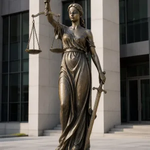 Büyük Boy Themis Heykeli - Adalet Heykeli