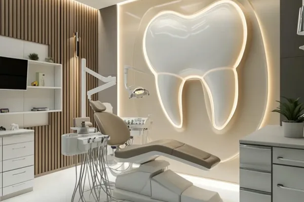 Diş Kliniği Duvar Rölyef Tasarımı